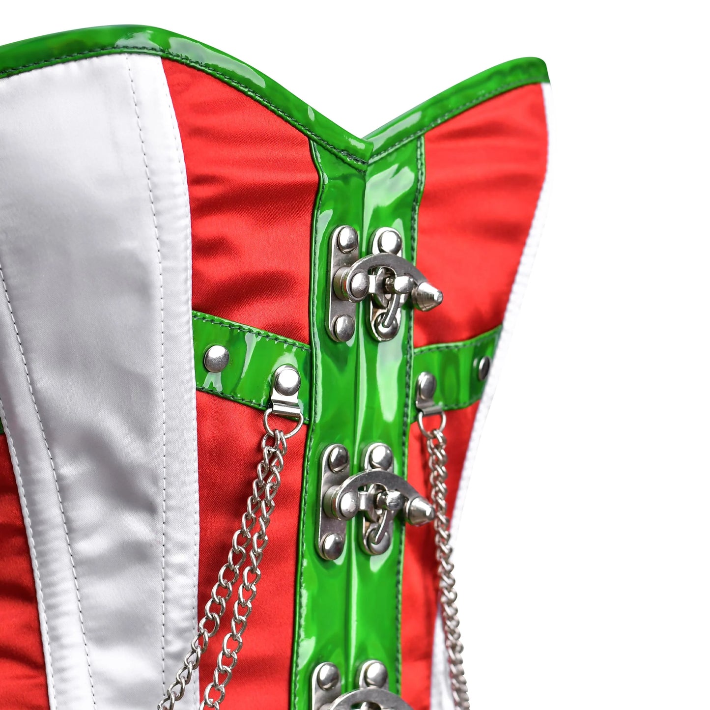 Multi Color Steampunk corset Top - Laced Corset