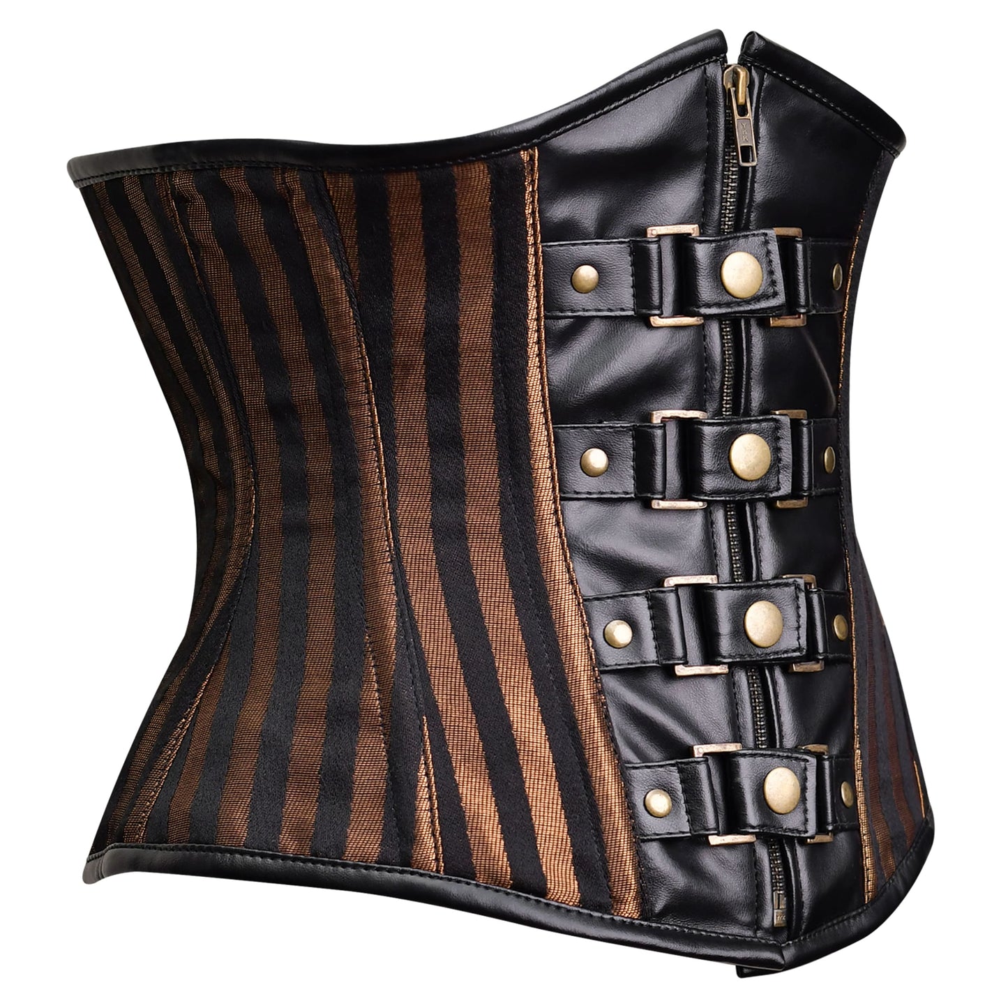 Brown Corset Top - Under bust Corset