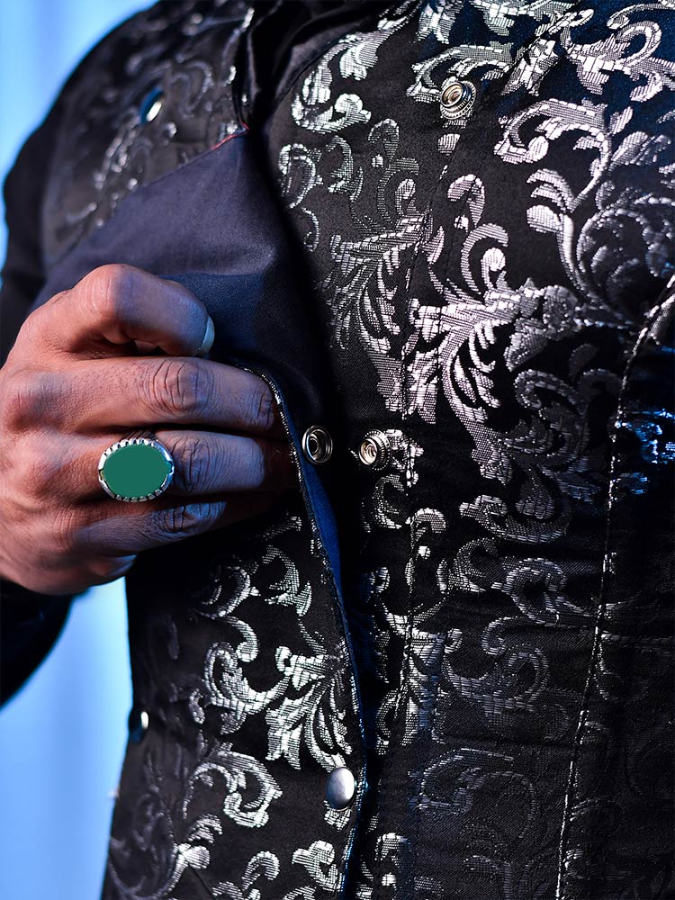 Corset vest Male - Brocade Mens Corset