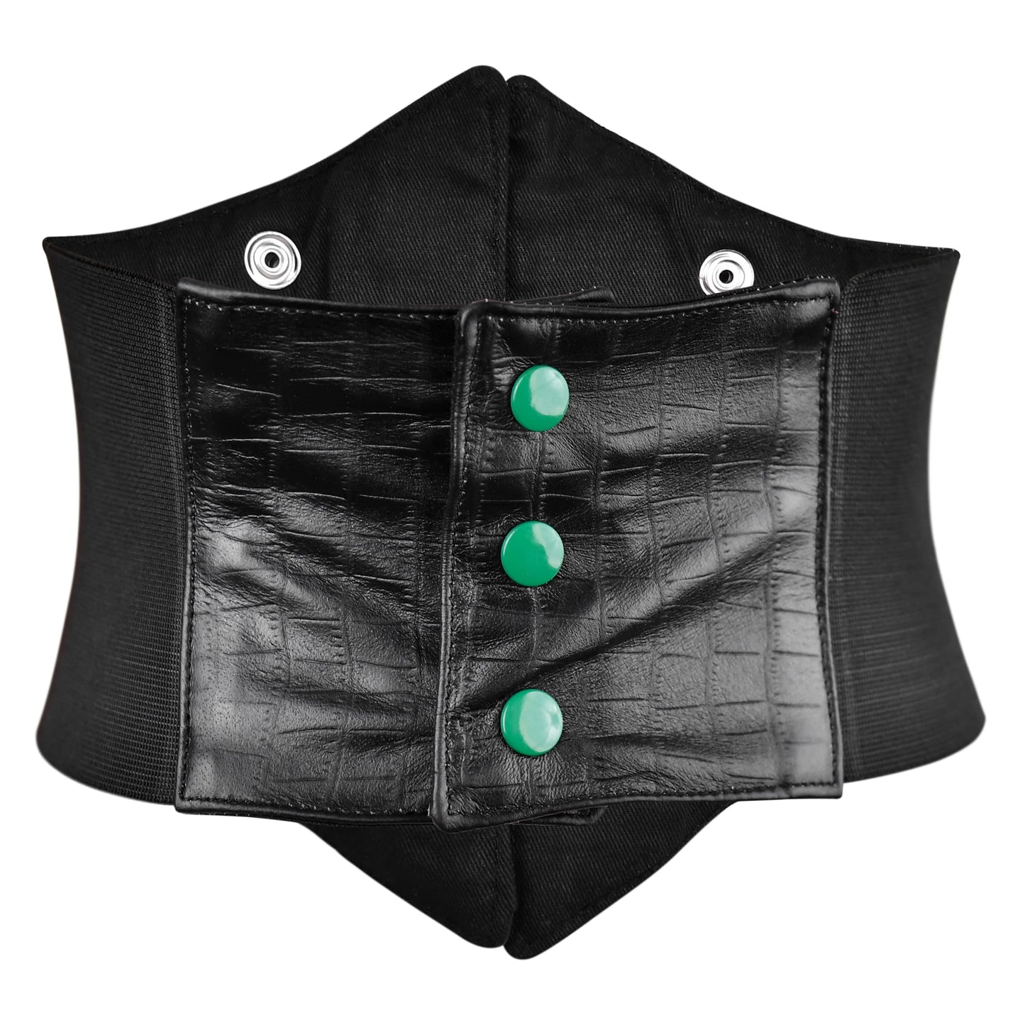 Short Torso Black Corset Belt - Waist Trainer