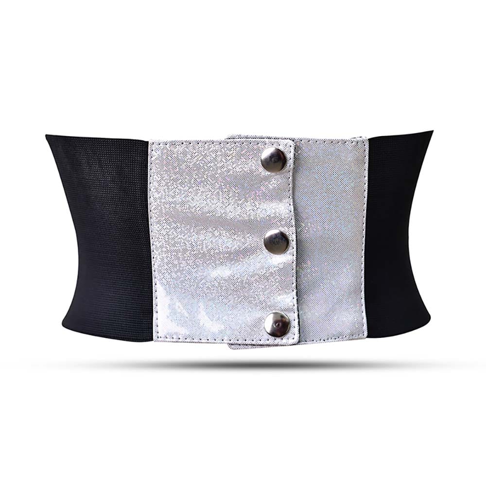 Silver corsets waist trainer - corset belt