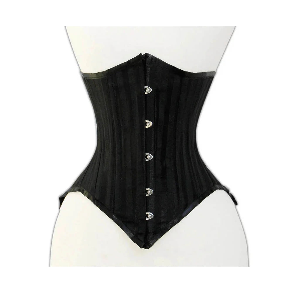 Black Under bust Lacemade corset