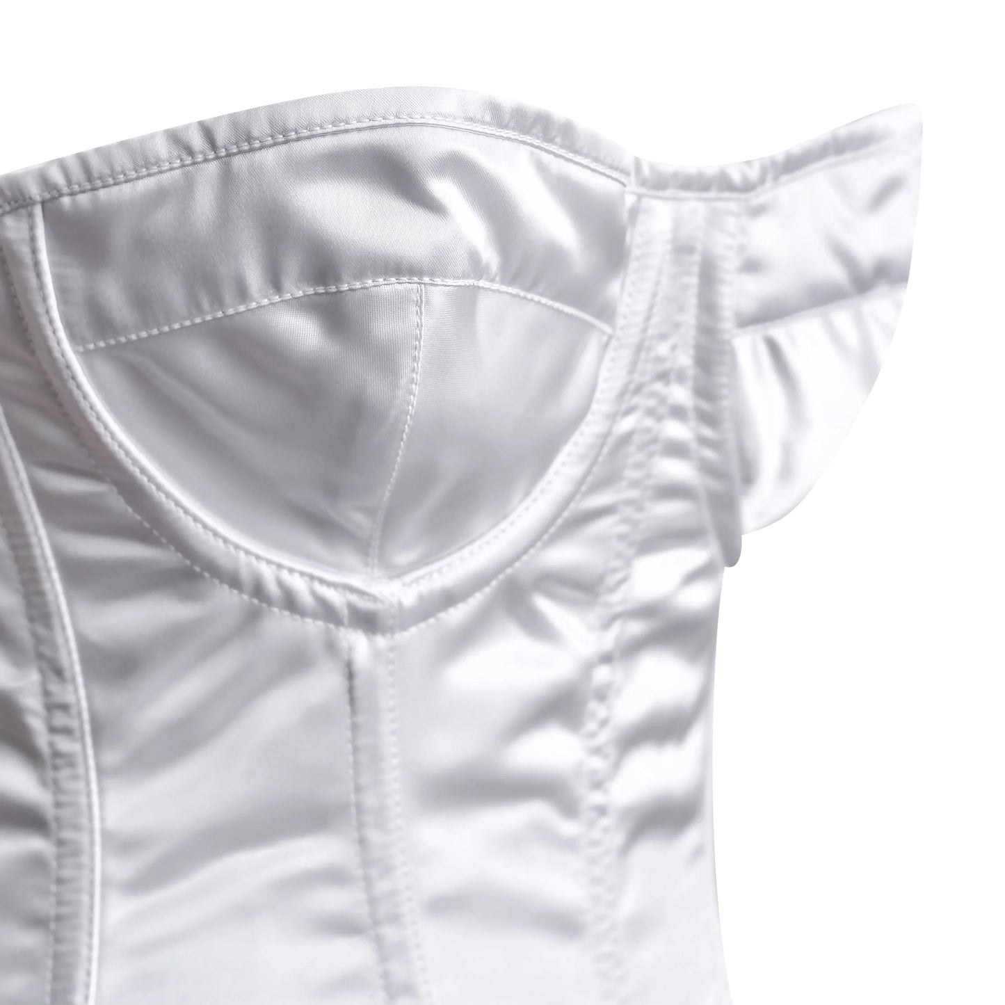 Premium Satin Over Bust corset top