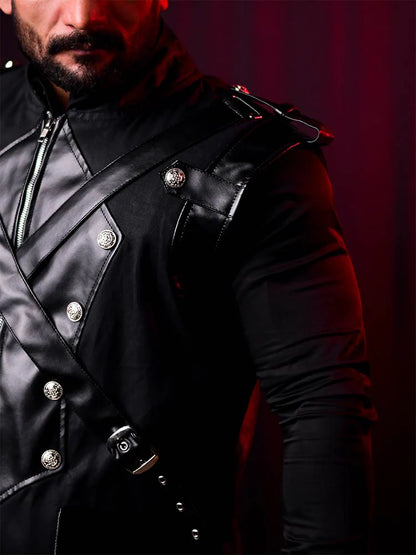 Steampunk Brocade Male corset - Mens corset