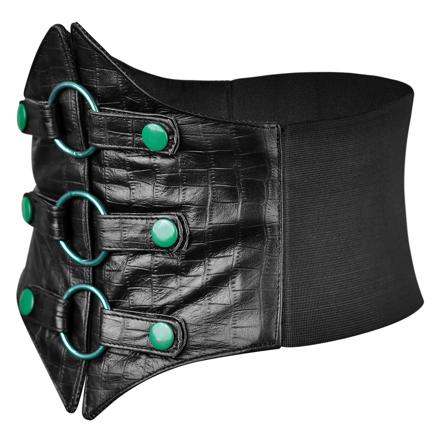 Short Torso Black Corset Belt - Waist Trainer