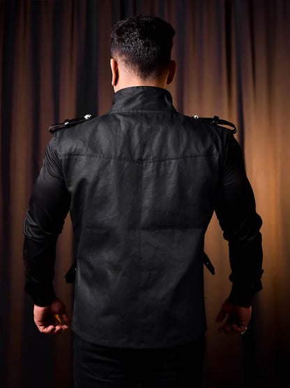 Steampunk Brocade Male corset - Mens corset
