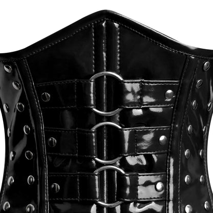 Black Corset Top - underbust Corset