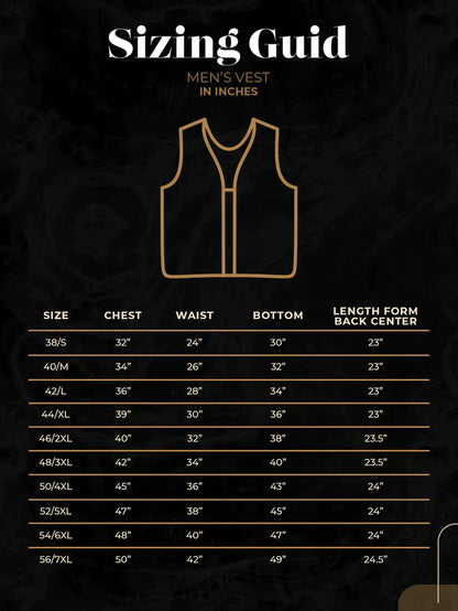 Men corset vest - Brocade Vest Corset