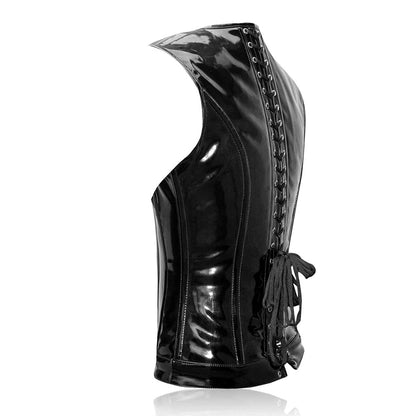 Latex waist cincher vest - Mens Corset Vest