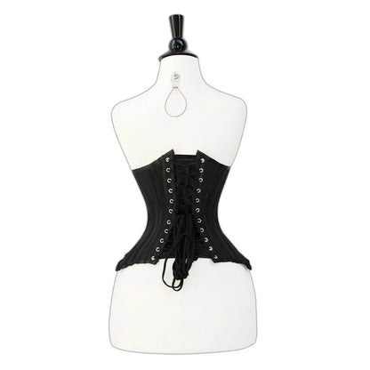 Black  Under bust Lacemade corset