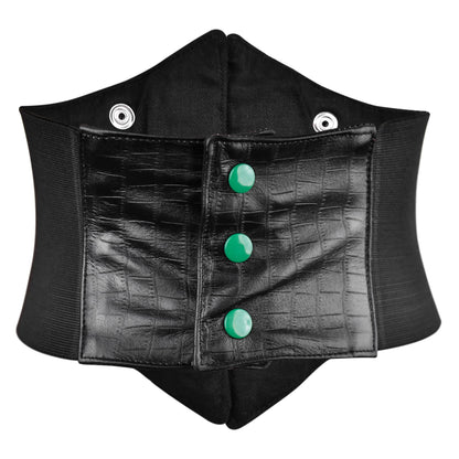 Short Torso Black Corset Belt - Waist Trainer