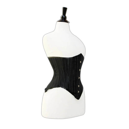 Black  Under bust Lacemade corset