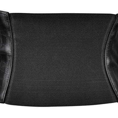 Short Torso Black Corset Belt - Waist Trainer