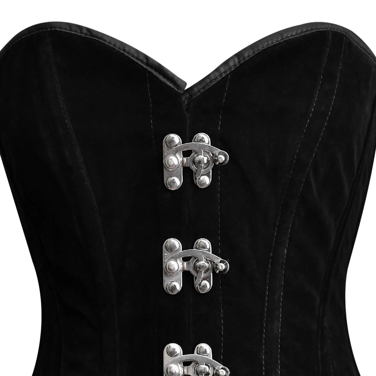 Black Velvet corset Top - Over The Bust
